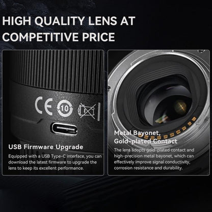 YONGNUO YN50mm F1.8X DA DSM APS-C Frame Standard Prime Lens for FUJIFILM X-mount Mirrorless Cameras, YN50mm F1.8X DA DSM
