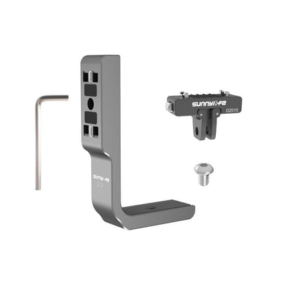 For Insta360 X5 / X4 Sunnylife L-Type Vertical-Horizontal Magnetic Mount with DZ015 Magnetic Adapter Quick Release Mount Adapter Stand
