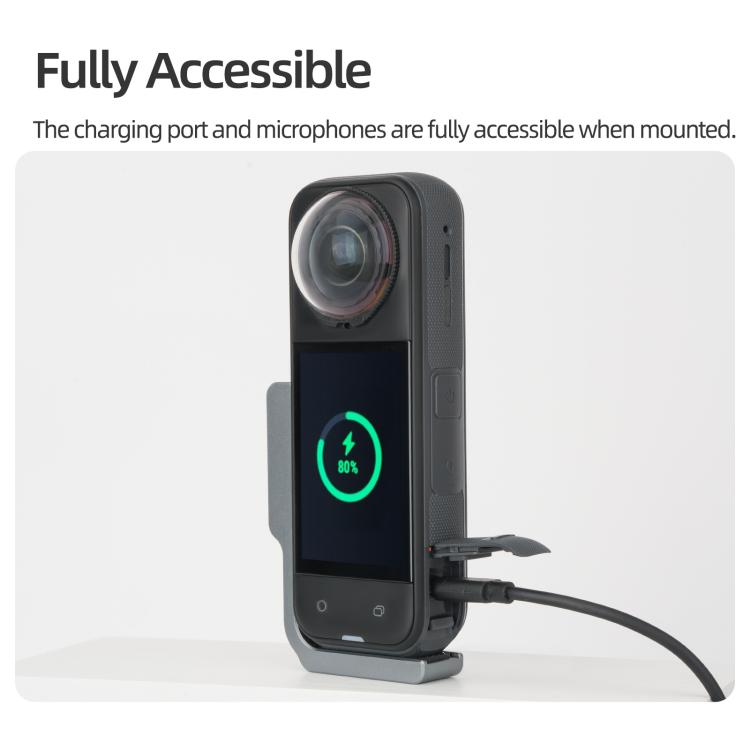 For Insta360 X5 / X4 Sunnylife L-Type Vertical-Horizontal Magnetic Mount with DZ015 Magnetic Adapter Quick Release Mount Adapter Stand