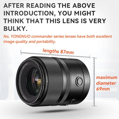 YONGNUO YN56mm F1.4Z DA DSM WL Pro APS-C Frame Lens with Remote Control for Nikon Z-mount, YN56mm F1.4Z DA DSM WL Pro