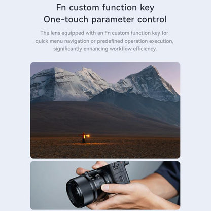 YONGNUO YN56mm F1.4S DA DSM WL Pro APS-C Frame Lens with Remote Control for Sony E-mount, YN56mm F1.4S DA DSM WL Pro