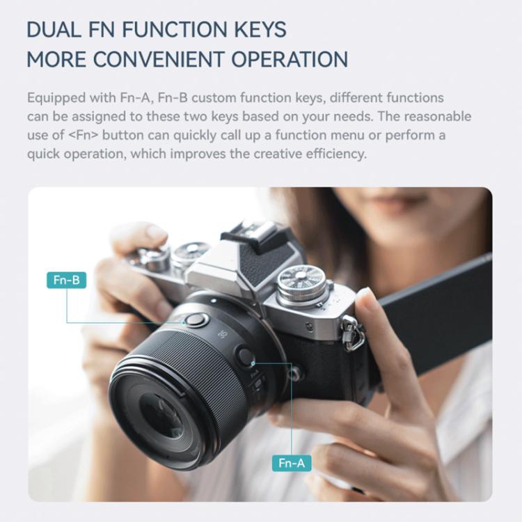 YONGNUO YN35mm F1.8Z DA DSM WL APS-C Frame Lens for Nikon Z-mount, YN35mm F1.8Z DA DSM WL