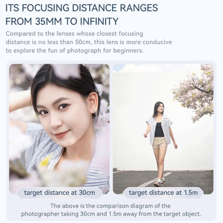 YONGNUO YN35mm F1.8Z DA DSM WL APS-C Frame Lens for Nikon Z-mount, YN35mm F1.8Z DA DSM WL
