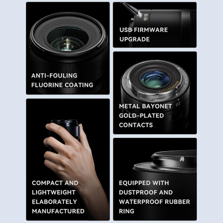 YONGNUO YN23mm F1.4Z DA DSM WL Pro APS-C Frame Lens with Remote Control for Nikon Z-mount, YN23mm F1.4Z DA DSM WL Pro