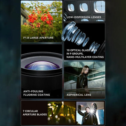 YONGNUO YN11mm F1.8S DA DSM WL APS-C Frame Ultra Wide Angle Lens with Remote Control for Sony E-mount, YN11mm F1.8S DA DSM WL