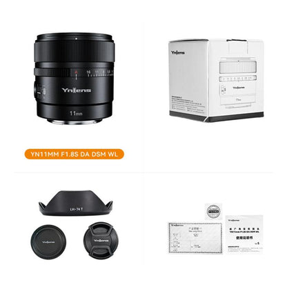 YONGNUO YN11mm F1.8S DA DSM WL APS-C Frame Ultra Wide Angle Lens with Remote Control for Sony E-mount, YN11mm F1.8S DA DSM WL