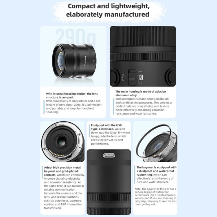 YONGNUO YN11mm F1.8Z DA DSM WL APS-C Frame Ultra Wide Angle Lens with Remote Control for Nikon Z-mount, YN11mm F1.8Z DA DSM WL