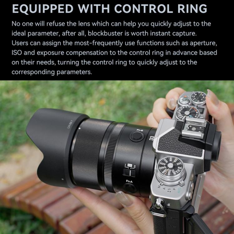 YONGNUO YN33mm F1.4Z DA DSM WL Pro APS-C Frame Lens with Remote Control for Nikon Z-mount, YN33mm F1.4Z DA DSM WL Pro