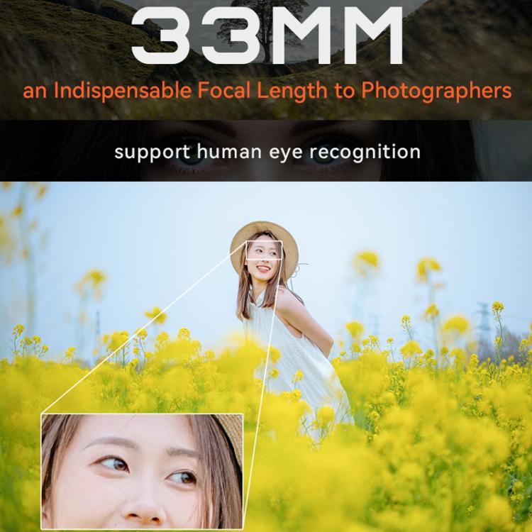YONGNUO YN33mm F1.4Z DA DSM WL Pro APS-C Frame Lens with Remote Control for Nikon Z-mount, YN33mm F1.4Z DA DSM WL Pro
