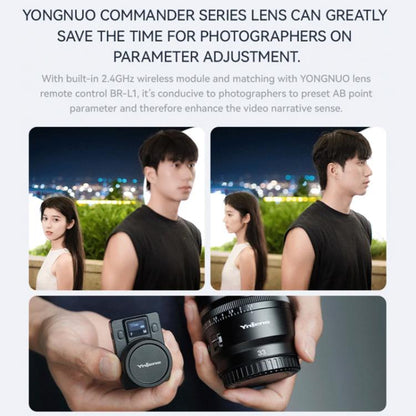 YONGNUO YN33mm F1.4S DA DSM WL Pro APS-C Frame Lens with Remote Control for Sony E-mount, YN33mm F1.4S DA DSM WL Pro