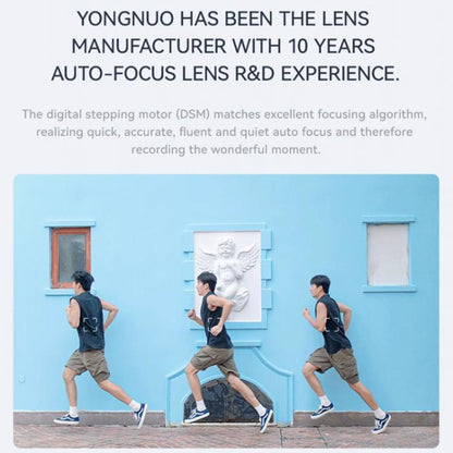 YONGNUO YN33mm F1.4S DA DSM WL Pro APS-C Frame Lens with Remote Control for Sony E-mount, YN33mm F1.4S DA DSM WL Pro