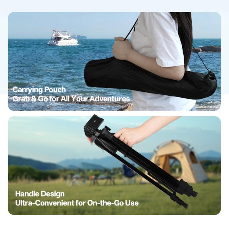 3366 1.4m Portable Phone Live Selfie Tripod DV SLR Camera Stand