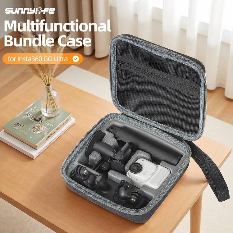 For Insta360 GO Ultra Sunnylife Full Kit Portable Protective Box Storage Bag, For Insta360 GO Ultra