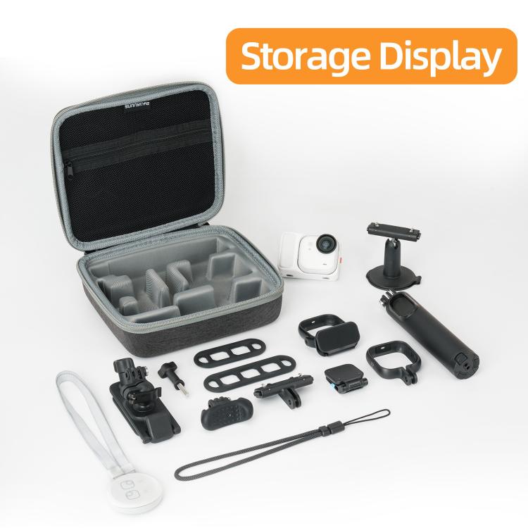 For Insta360 GO Ultra Sunnylife Full Kit Portable Protective Box Storage Bag, For Insta360 GO Ultra