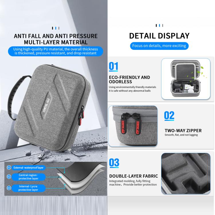 For Insta360 Go Ultra STARTRC Full Kit Portable Handbag Shoulder Nylon Storage Bag, For Insta360 Go Ultra
