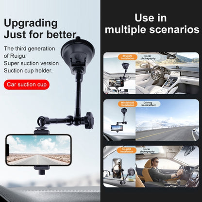 Single Suction Cup Connecting Rod Arm Phone Clamp Mount, Single Suction Cup Connecting Rod