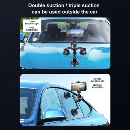 Single Suction Cup Connecting Rod Arm Phone Clamp Mount, Single Suction Cup Connecting Rod