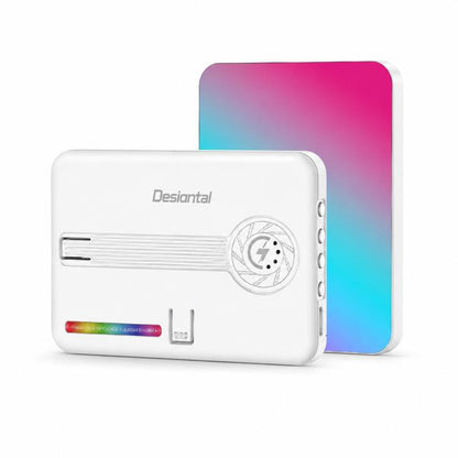 Desiontal iReal-X3 Slim RGB Fill Light 2500K-9000K Pocket LED Video Light, iReal-X3