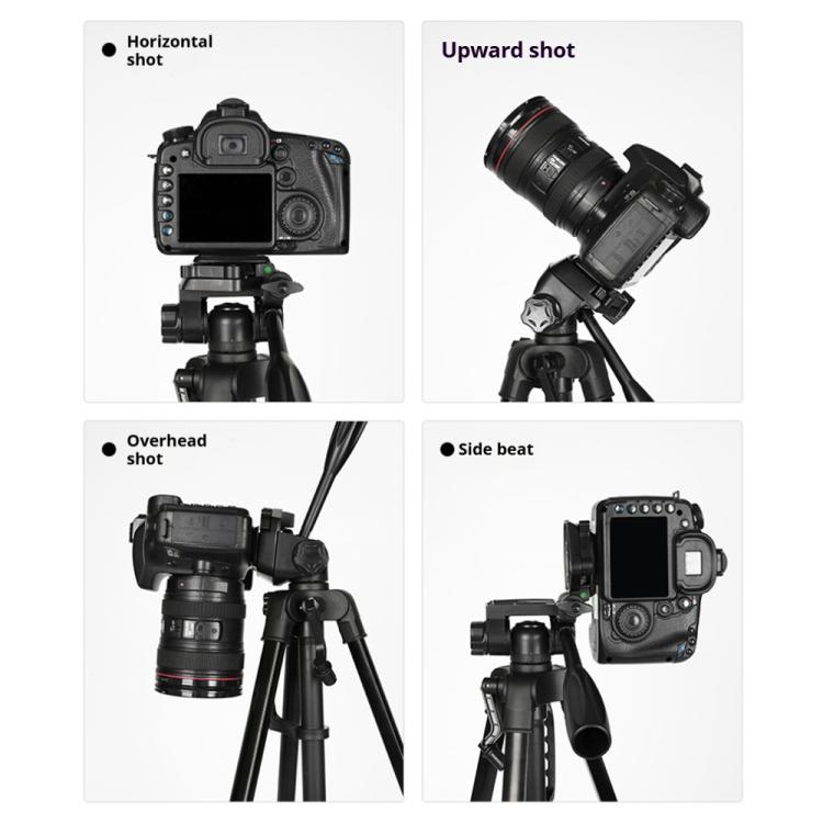 360 Universal Selfie Live Tripod Mount with Head & Phone Clamp, Selfie Live Tripod