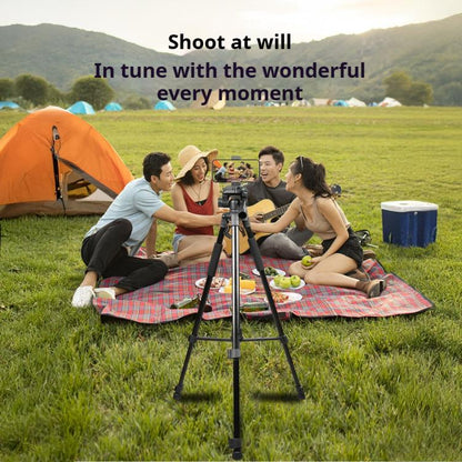 360 Universal Selfie Live Tripod Mount with Head & Phone Clamp, Selfie Live Tripod