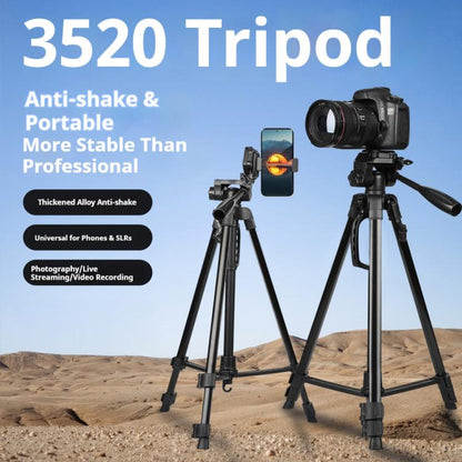 3520 Universal Selfie Live Tripod Mount with Head & Phone Clamp, 3520 Tripod