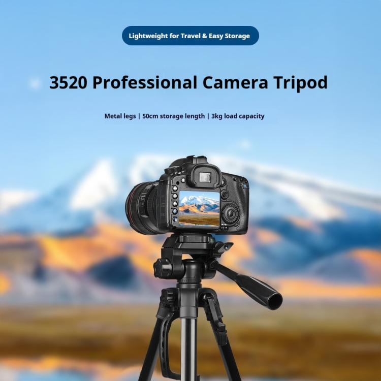 3520 Universal Selfie Live Tripod Mount with Head & Phone Clamp, 3520 Tripod