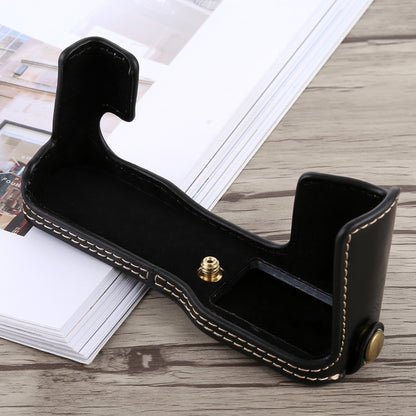 1/4 inch Thread PU Leather Camera Half Case Base for FUJIFILM X-T10 / X-T20, For FUJIFILM XT10, For FUJIFILM  XT10