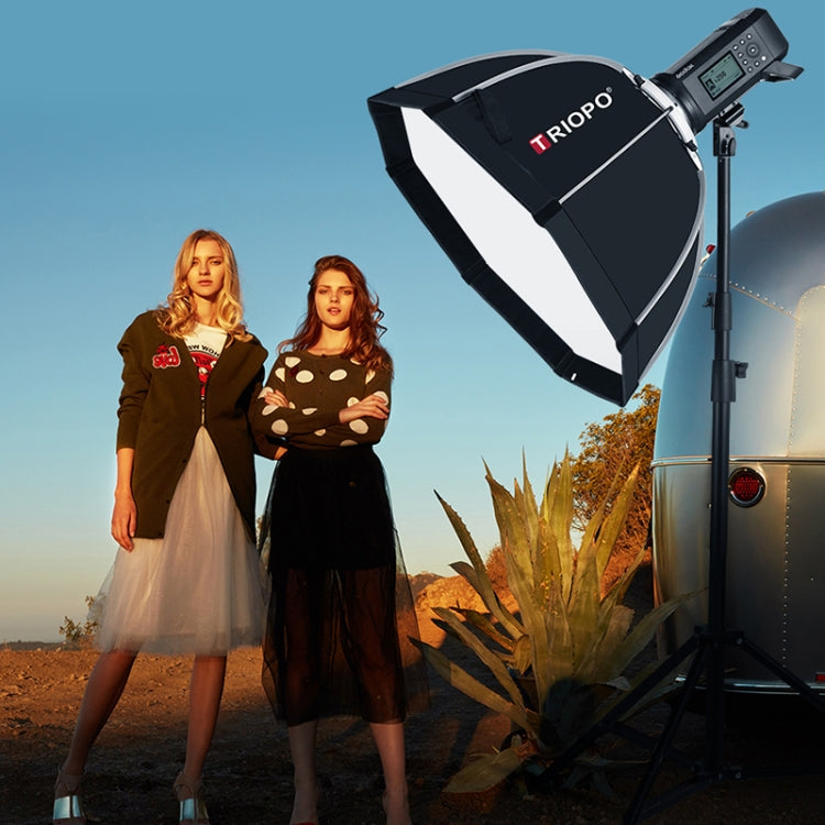 TRIOPO K90 90cm Speedlite Flash Octagon Parabolic Softbox Bowens Mount Diffuser for Speedlite, K90