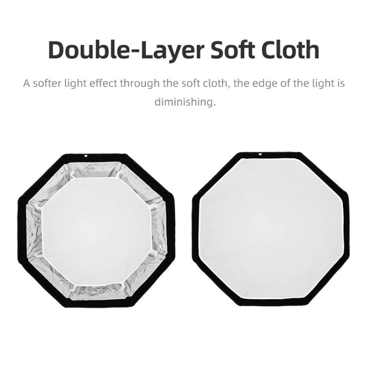 TRIOPO K90 90cm Speedlite Flash Octagon Parabolic Softbox Bowens Mount Diffuser for Speedlite, K90