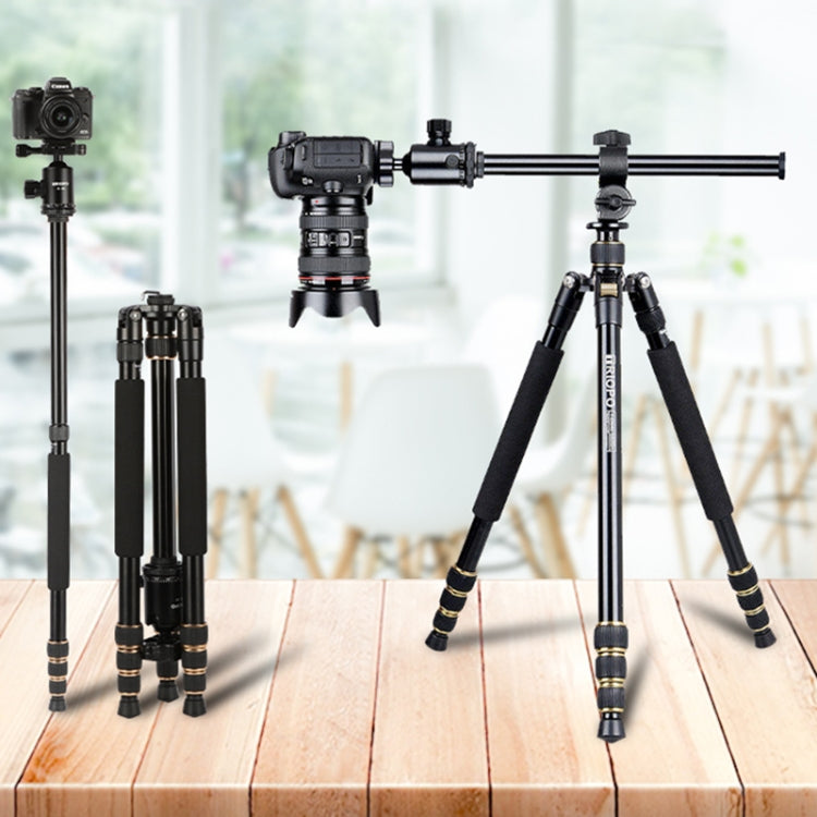 TRIOPO 652 Horizontal Arm Tripod Mount Quick Release Center Column Boom Bracket with Tripod Ball-Head, 652