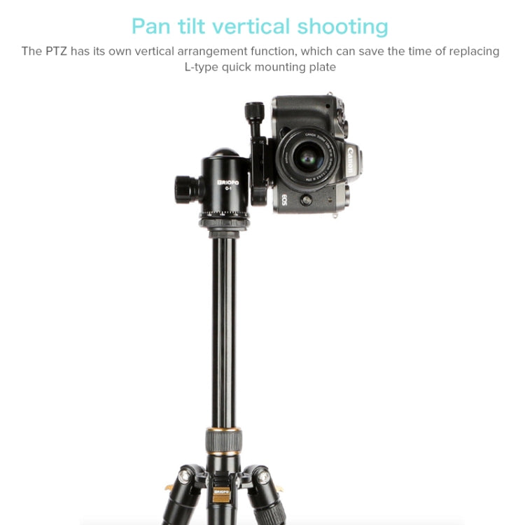 TRIOPO 652 Horizontal Arm Tripod Mount Quick Release Center Column Boom Bracket with Tripod Ball-Head, 652