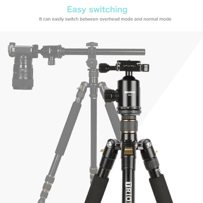 TRIOPO 652 Horizontal Arm Tripod Mount Quick Release Center Column Boom Bracket with Tripod Ball-Head, 652