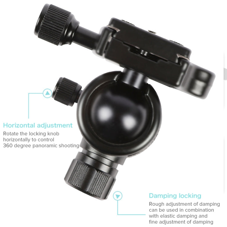 TRIOPO 652 Horizontal Arm Tripod Mount Quick Release Center Column Boom Bracket with Tripod Ball-Head, 652