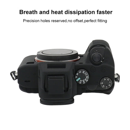 For Sony A7 III / ILCE-7M3 / A7R III Soft Silicone Protective Case, For Sony A7 III / ILCE-7M3 / A7R III