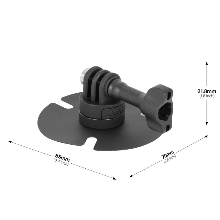 STARTRC Flexible Helmet Sticky Adhesive Mount for GoPro, Insta360, DJI and Other Action Cameras, Adhesive Mount