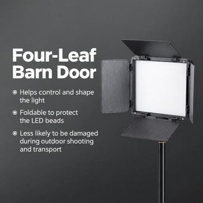 TRIOPO TTV-480Bi 48W 2700-6500K Bi-Color 480 LEDs Video Fill Light, TTV-480Bi (EU Plug), TTV-480Bi (US Plug)