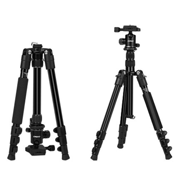 TRIOPO K2508S+B1S Adjustable Portable  Aluminum Alloy Tripod with Ball Head for SLR Camera, K2508S+B1S (Black), K2508S+B1S (Gold), K2508S+B1S (Red)
