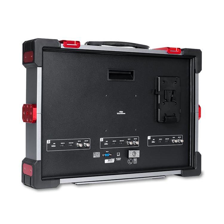 FEELWORLD PS101 Triple 10.1-inch Vertical Dispaly Carry-on Monitor High Brightness 1000nit Portable Protective Case