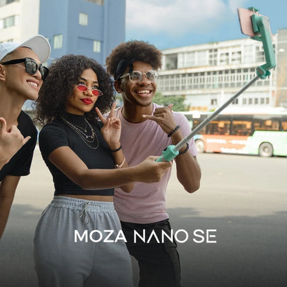MOZA NANO SE Foldable Selfie Stick Handheld Gimbal Stabilizer for Smart Phone, NANO SE (Green)