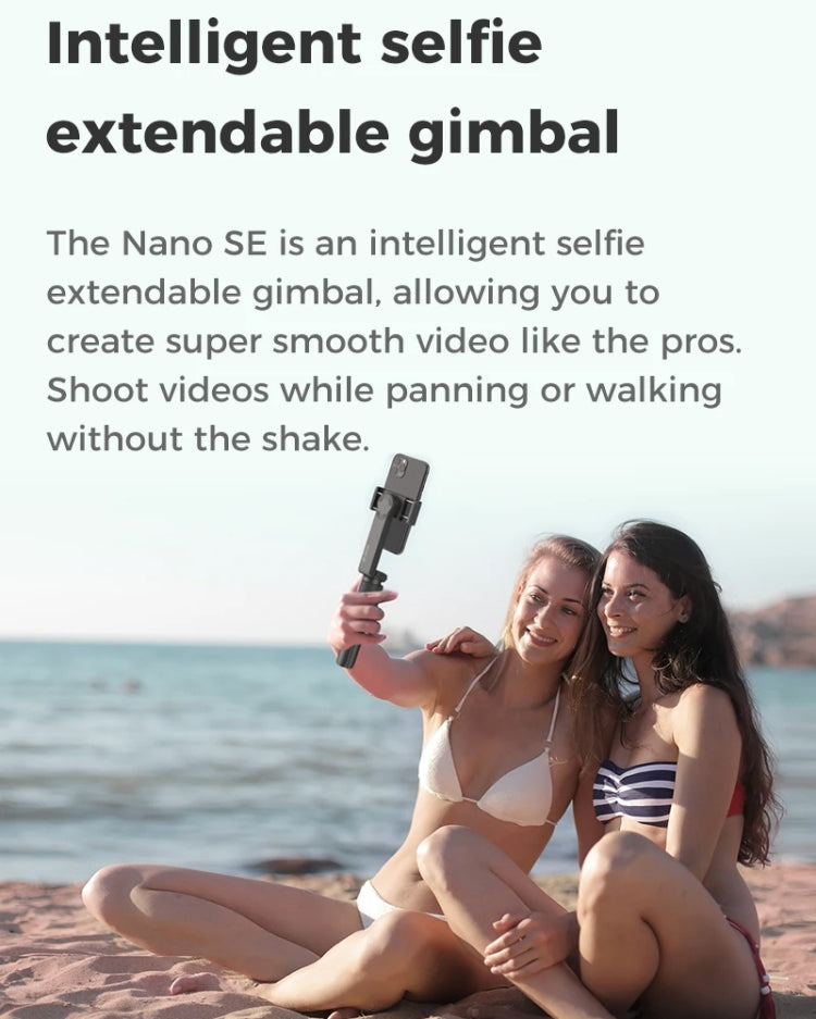 MOZA NANO SE Foldable Selfie Stick Handheld Gimbal Stabilizer for Smart Phone, NANO SE (Green)
