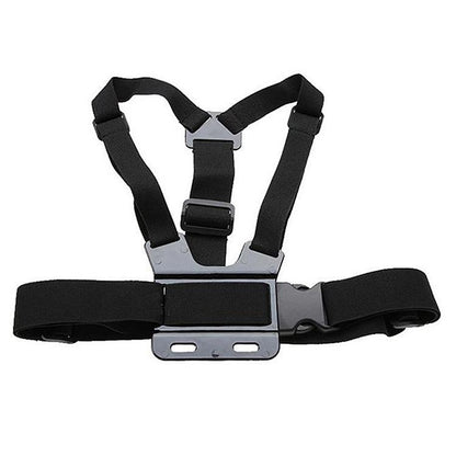Front Chest Belt Shoulder Strap Mount Holder for GoPro, Insta360, DJI and Other Action Cameras, Front Chest Belt
