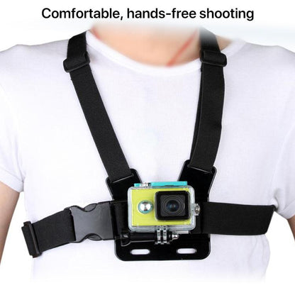 Front Chest Belt Shoulder Strap Mount Holder for GoPro, Insta360, DJI and Other Action Cameras, Front Chest Belt
