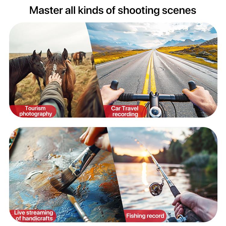 Front Chest Belt Shoulder Strap Mount Holder for GoPro, Insta360, DJI and Other Action Cameras, Front Chest Belt