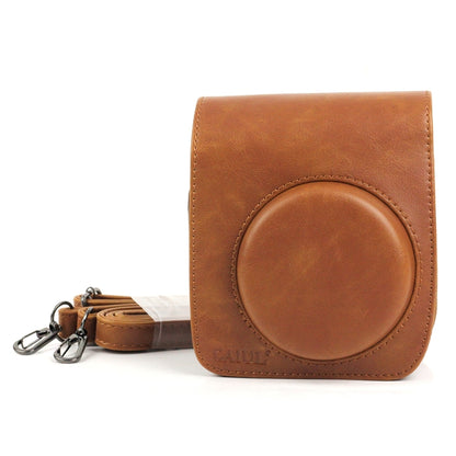 PU Leather Camera Protective bag for FUJIFILM Instax Mini 90 Camera, with Adjustable Shoulder Strap, For FUJIFILM Instax Mini 90