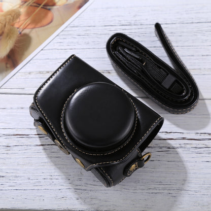 Full Body Camera PU Leather Camera Case Bag with Strap for Canon PowerShot G7 X Mark II, For Canon PowerShot G7 X Mark II, For G7X II, For G7X Mark II