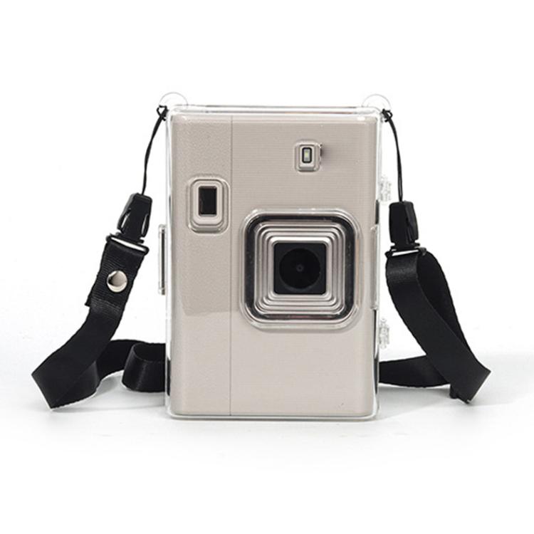 For FUJIFILM instax mini Liplay+ Protective Crystal Shell Case with Shoulder Strap, For FUJIFILM instax mini Liplay+