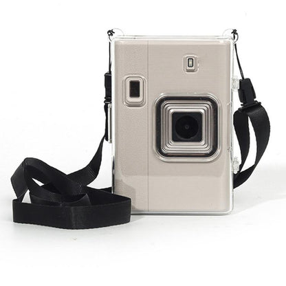 For FUJIFILM instax mini Liplay+ Protective Crystal Shell Case with Shoulder Strap, For FUJIFILM instax mini Liplay+