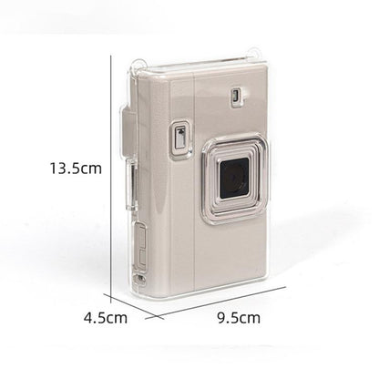 For FUJIFILM instax mini Liplay+ Protective Crystal Shell Case with Shoulder Strap, For FUJIFILM instax mini Liplay+