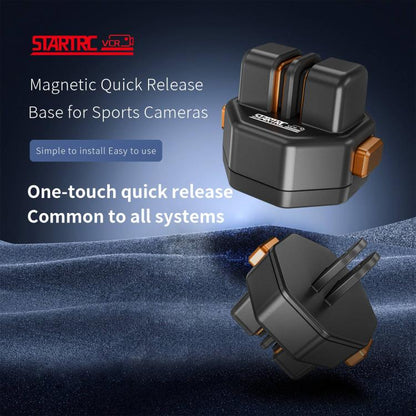 STARTRC VCR Snap-Mag Quick Release Base Mount Adapter For GoPro, Quick Release Base