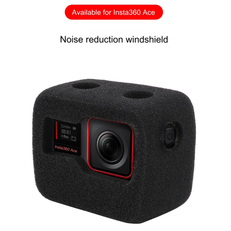 For Insta360 Ace Sponge Foam Windshield Housing Case, For Insta360 Ace